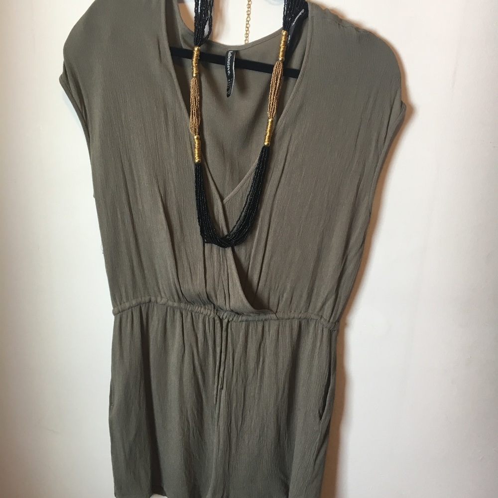 Last Chance! All About Eve Australian Olive Green Romper - Size 8